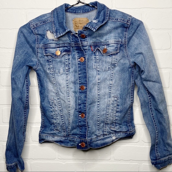 girls levi jacket